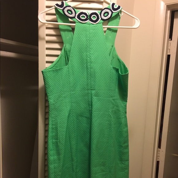 Green and Navy Blue Lilly Pulitzer Dress Size 4 - Picture 2 of 4